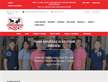 Tablet Screenshot of douglasfeedandpetsupply.com
